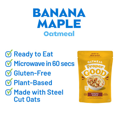  Banana Maple Oatmeal Key Points - Eat Proper Good
