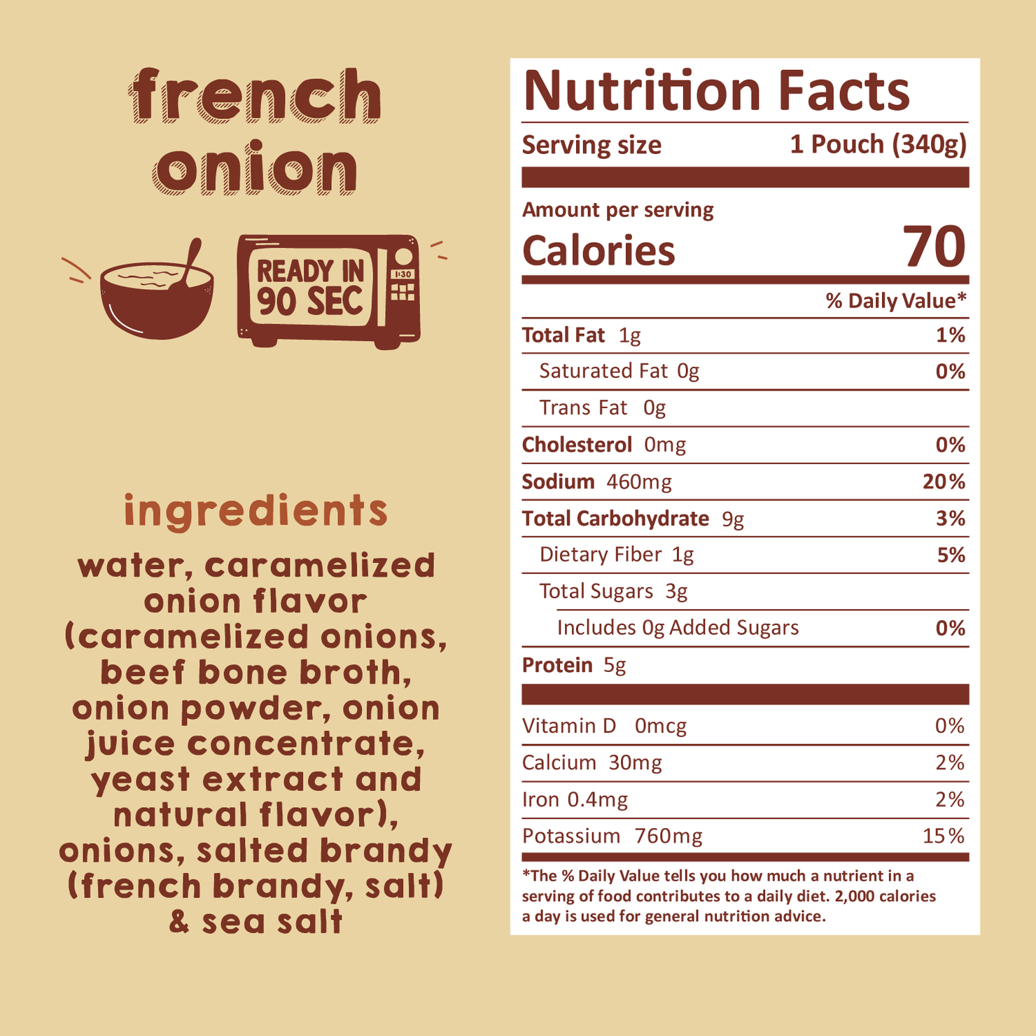 French Onion Soup Nutritional Information - Proper Good