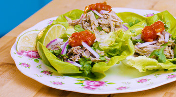 Instant Pot Pork Carnitas Lettuce Cups