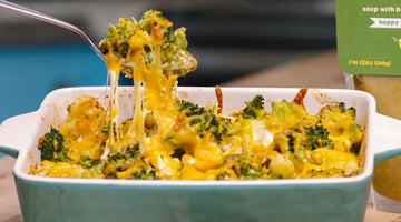 Cheesy Cauliflower & Broccoli Bake