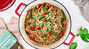 One-Pot Creamy Parmesan & Ground Beef Pasta