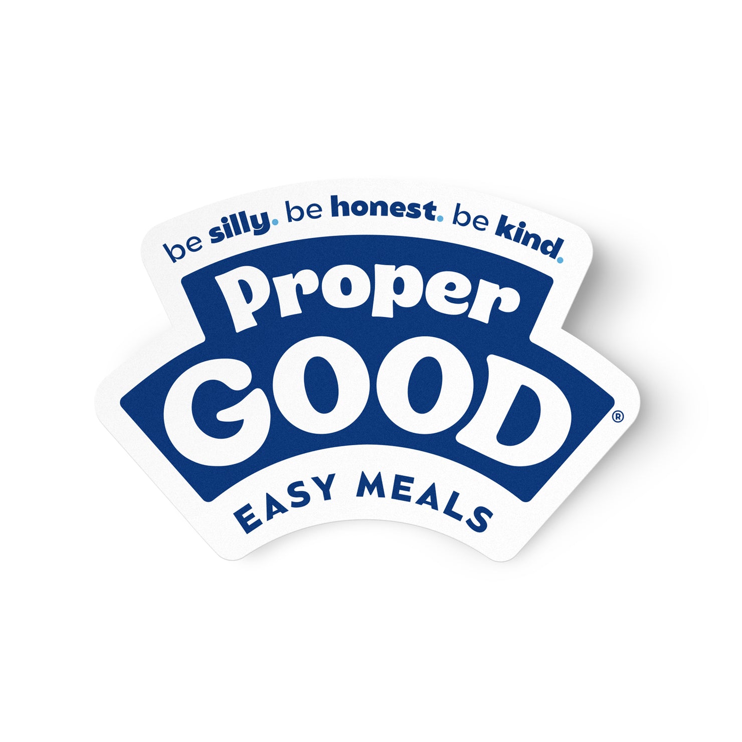 Proper Good Easy Meals Sticker - Eat Proper Good
