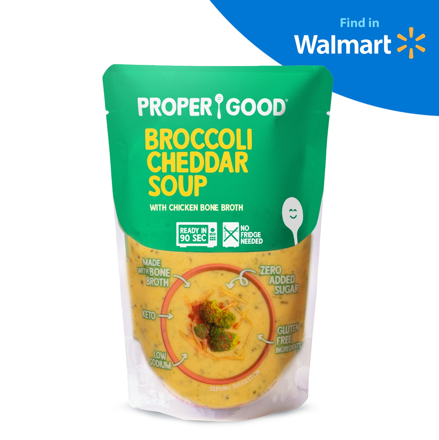 Broccoli Cheddar Soup - Find in Walmart - Eat Proper Good