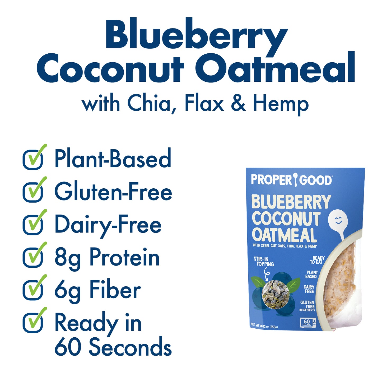 Blueberry & Coconut Oatmeal Benefits - Eat Proper Good