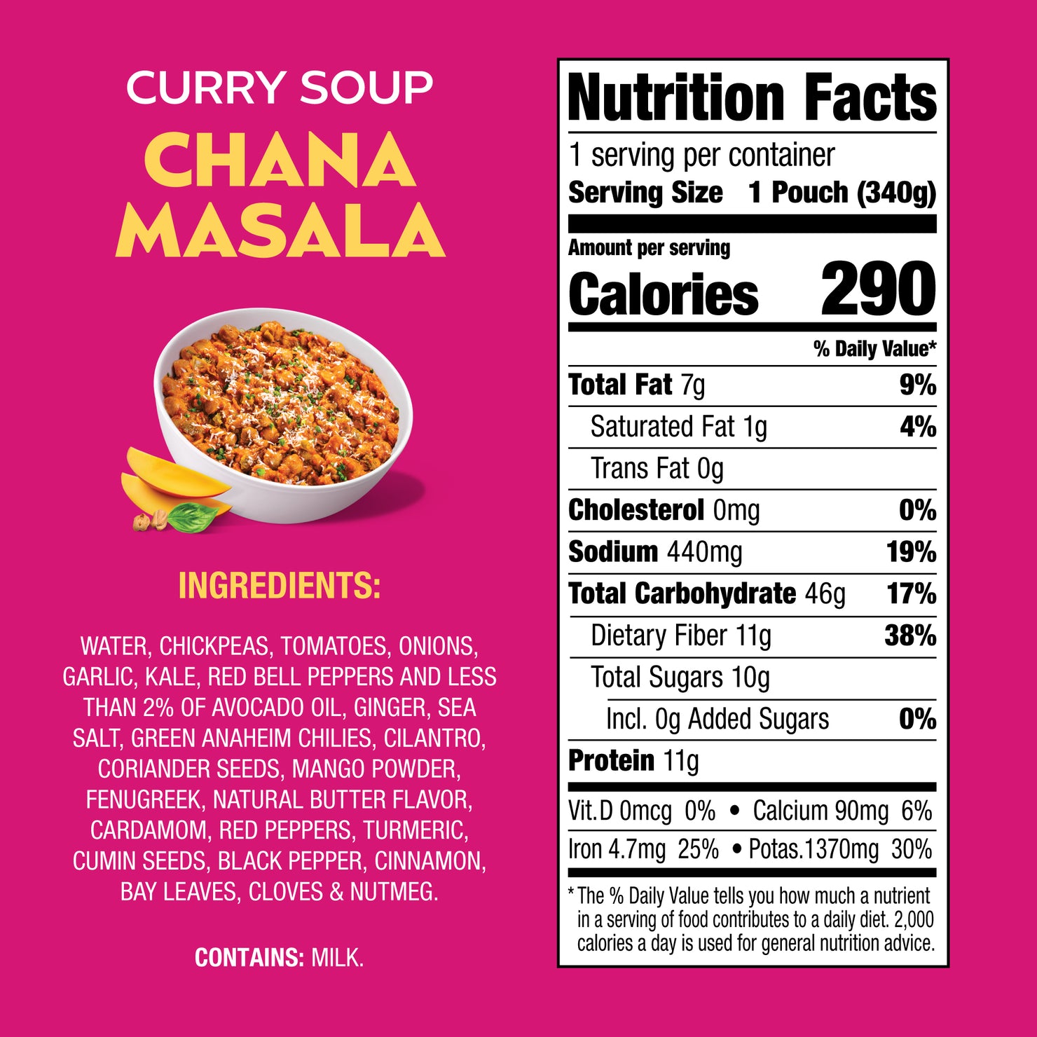 Chana Masala Curry Soup