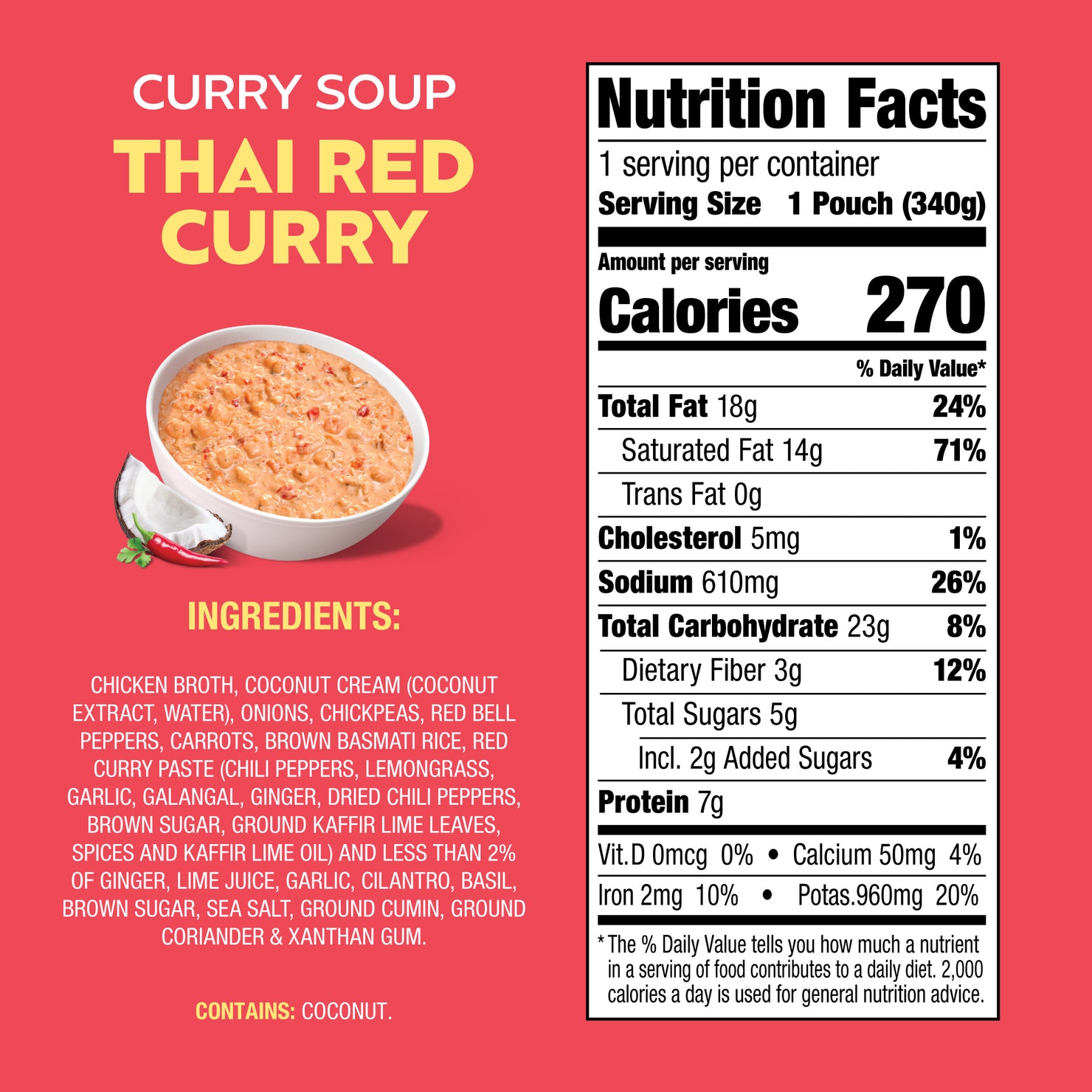 Thai Red Curry Soup