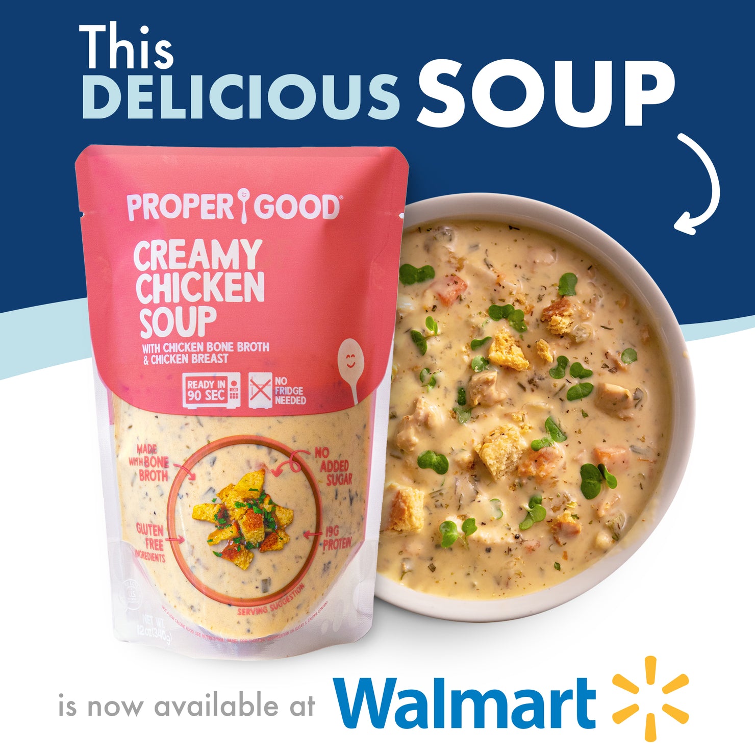 Creamy Chicken Soup Now Available at Walmart - Eat Proper Good