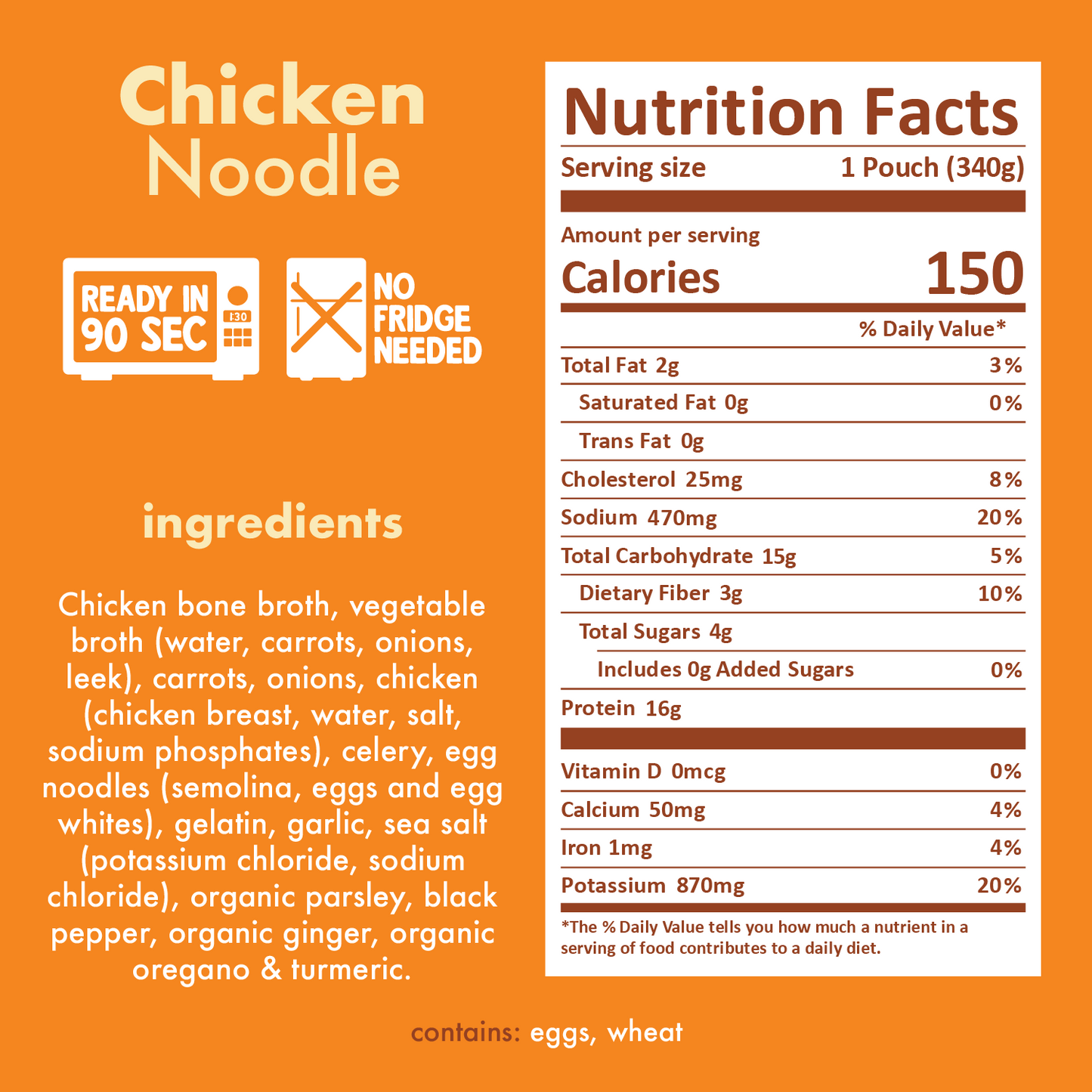 Chicken Noodle Soup Nutritional Facts - Eat Proper Good