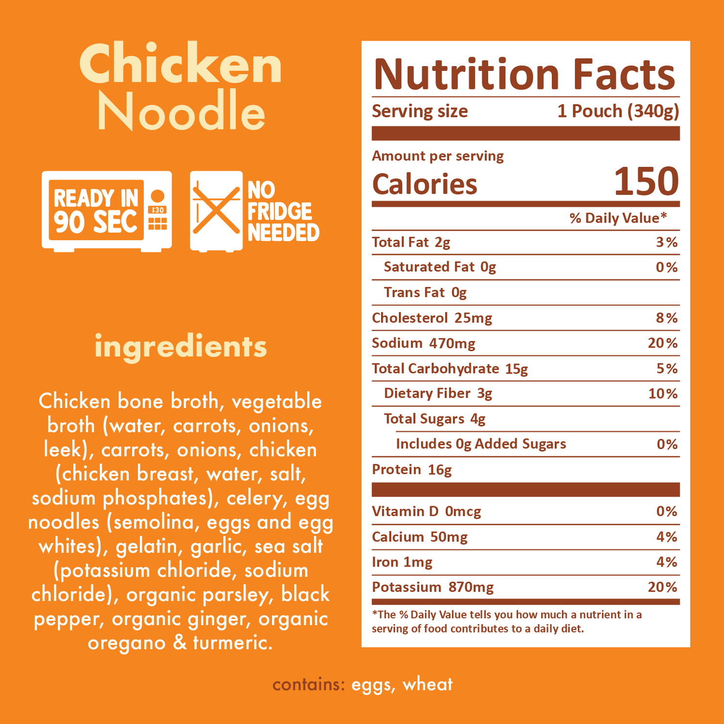 Chicken Noodle Soup Nutritional Facts - Eat Proper Good
