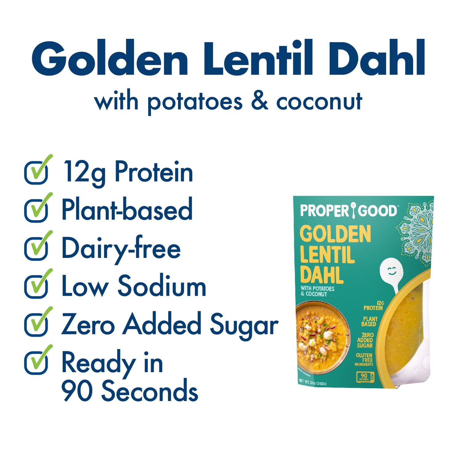 Golden Lentil Dahl Curry Benefits - Eat Proper Good