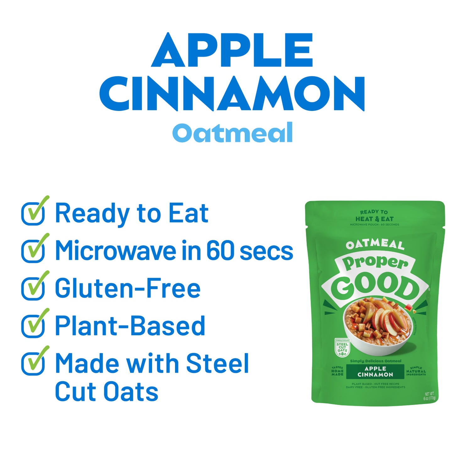 Apple Cinnamon Oatmeal Key Points - Eat Proper Good