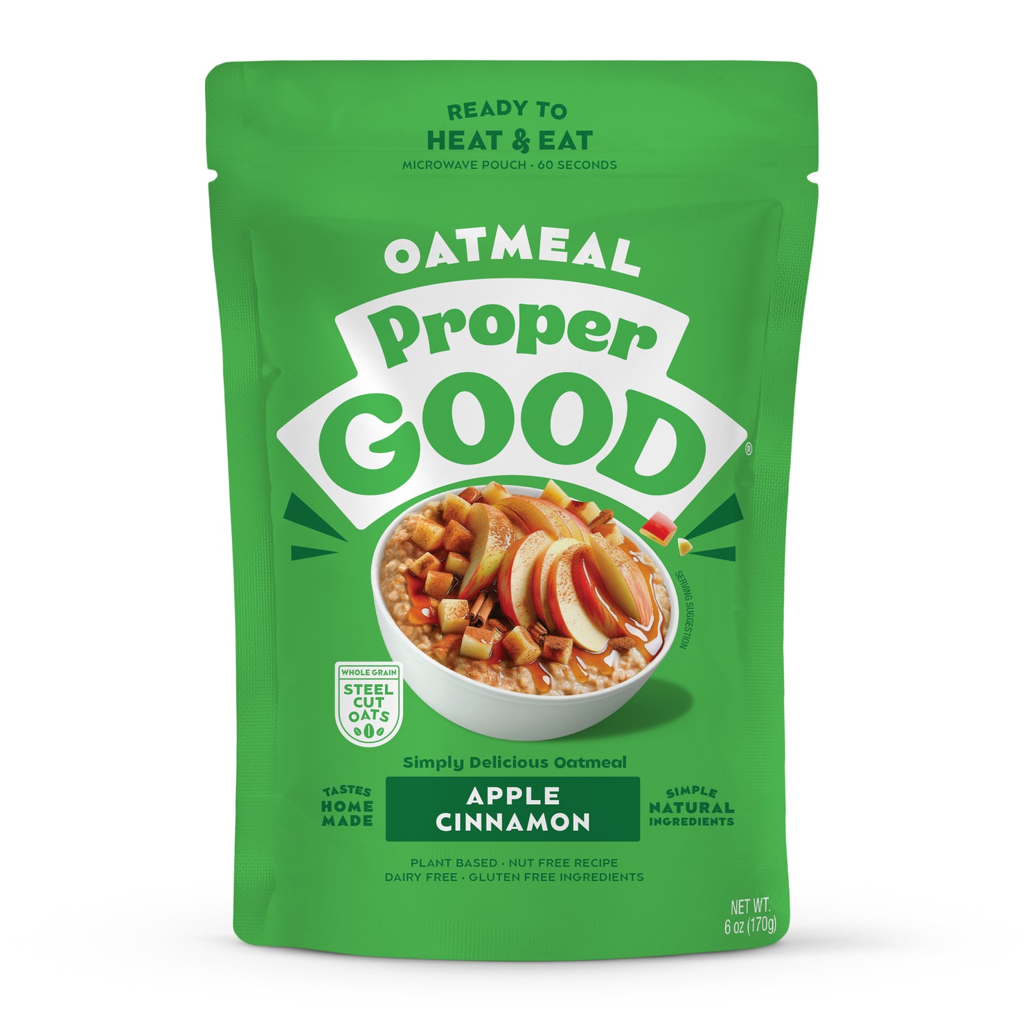 Apple Cinnamon Oatmeal - Eat Proper Good