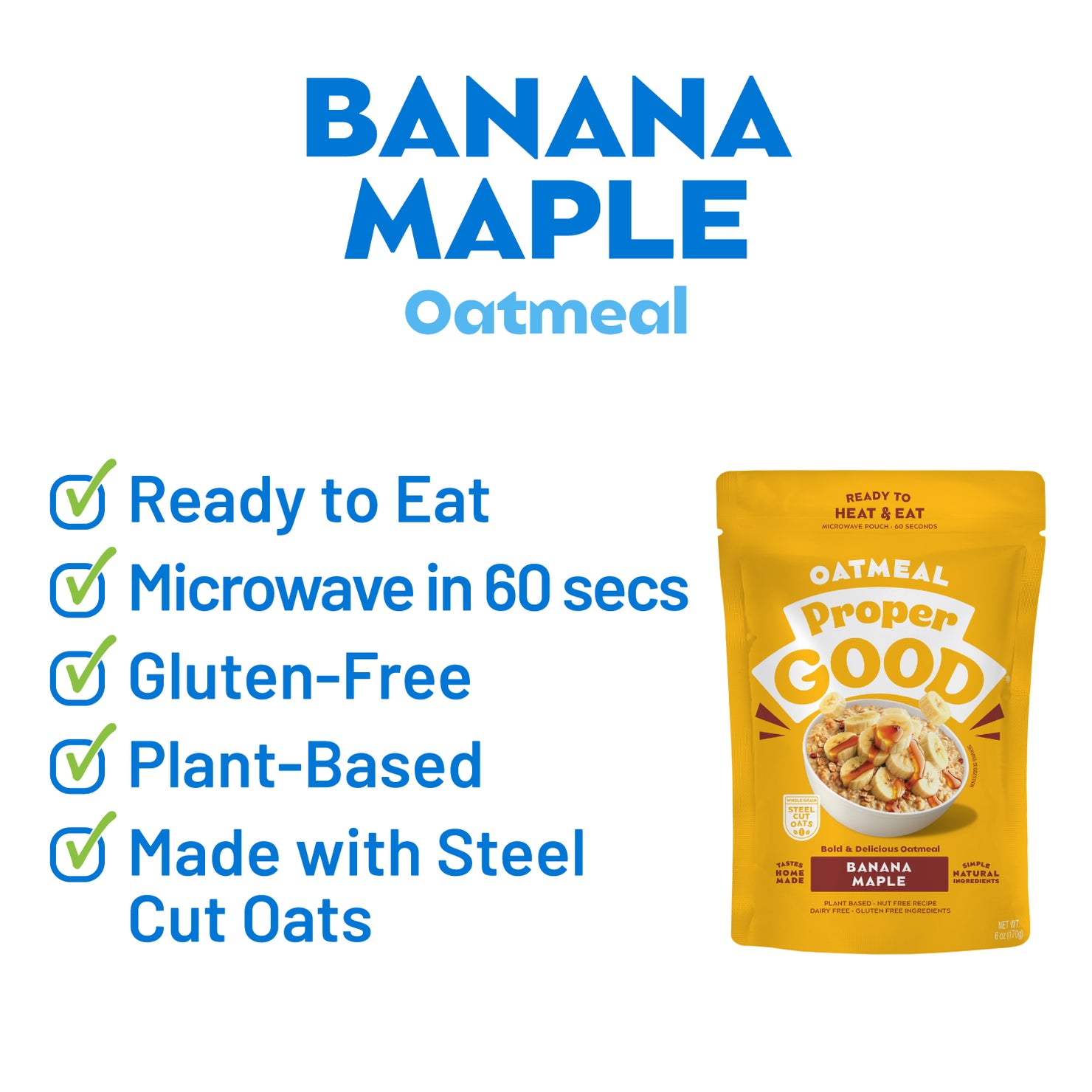  Banana Maple Oatmeal Key Points - Eat Proper Good