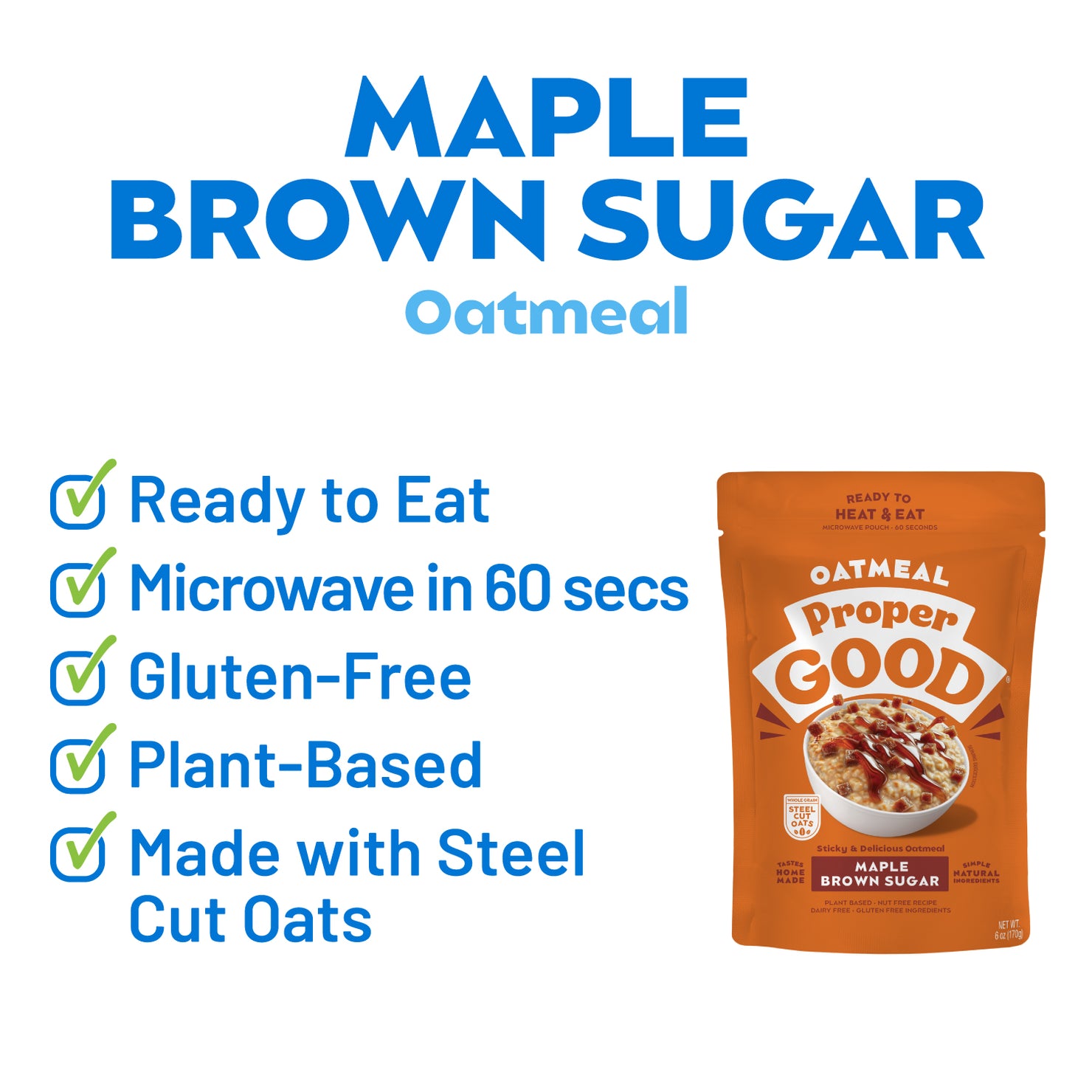 Maple Brown Sugar Oatmeal Key Points - Eat Proper Good