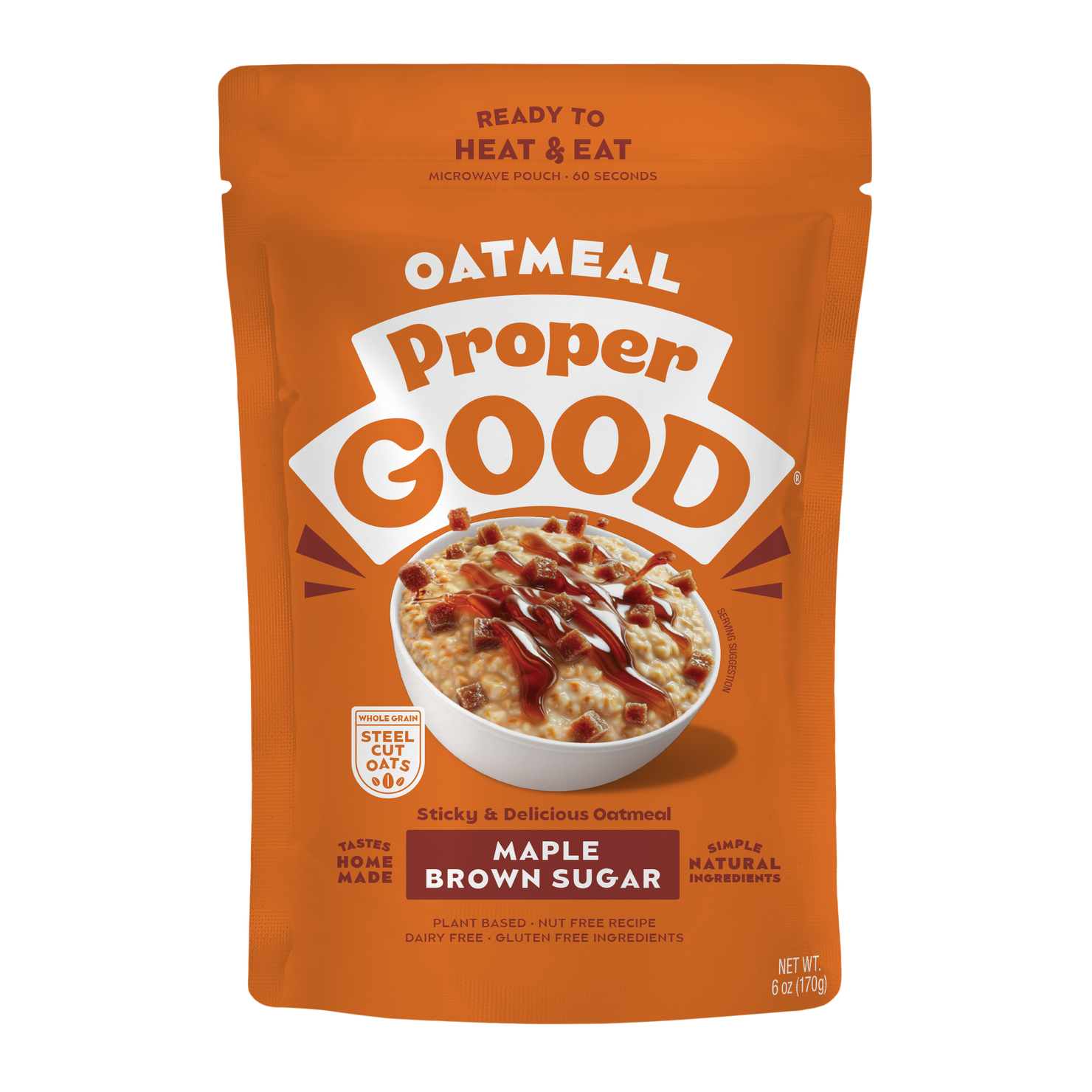 Maple Brown Sugar Oatmeal - Eat Proper Good