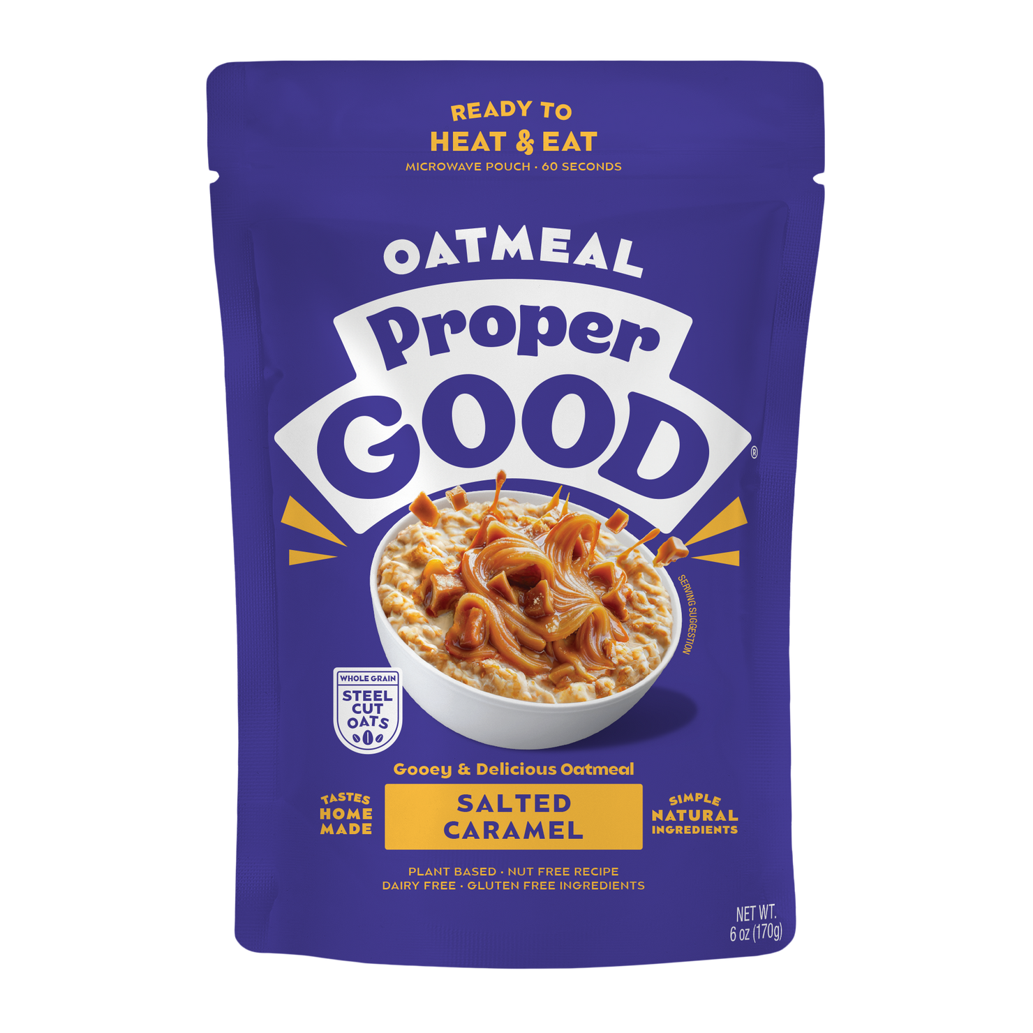 Salted Caramel Oatmeal - Eat Proper Good