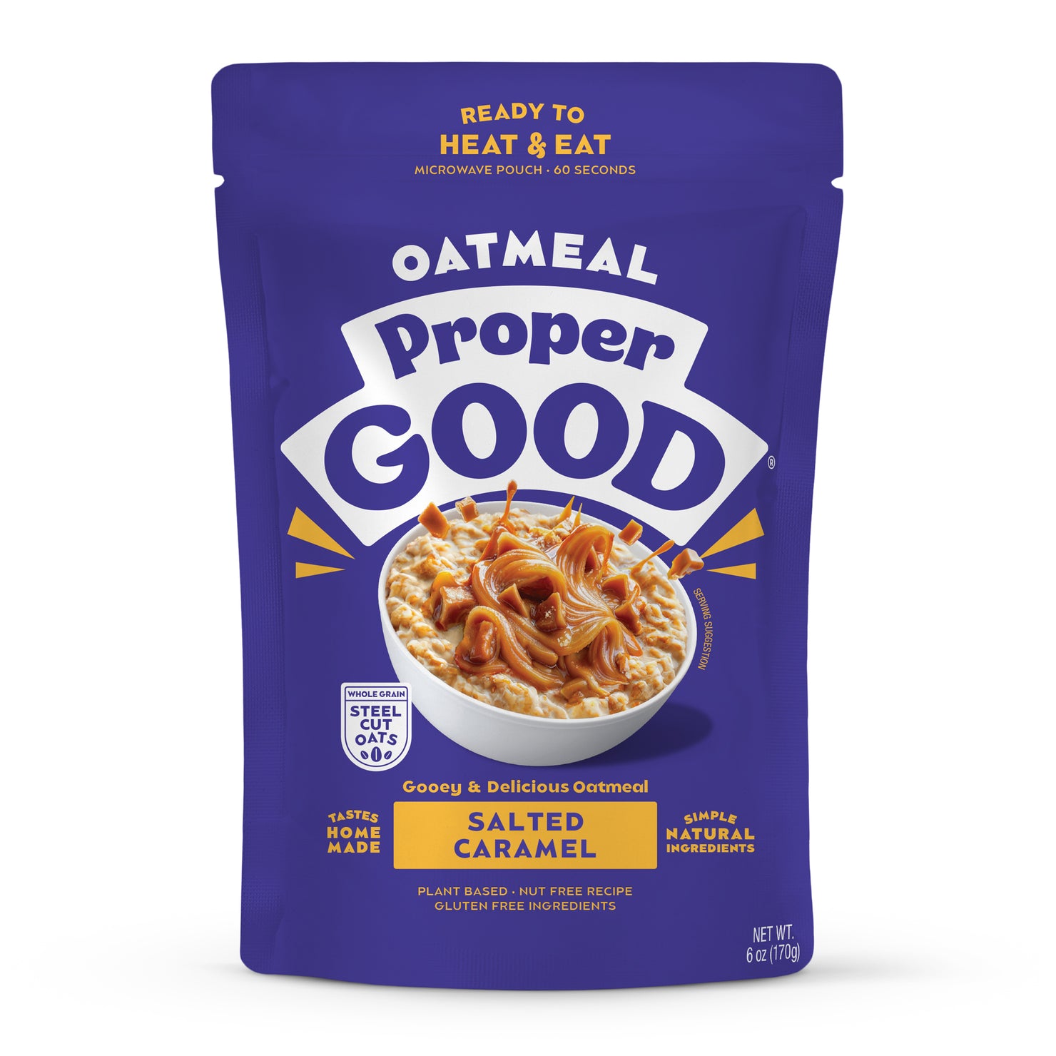 Salted Caramel Oatmeal - Eat Proper Good