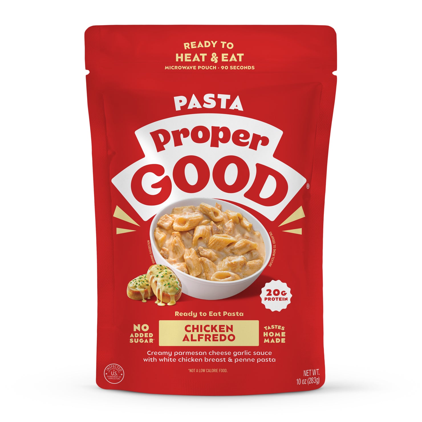 Chicken Alfredo Pasta Packaging - Eat Proper Good