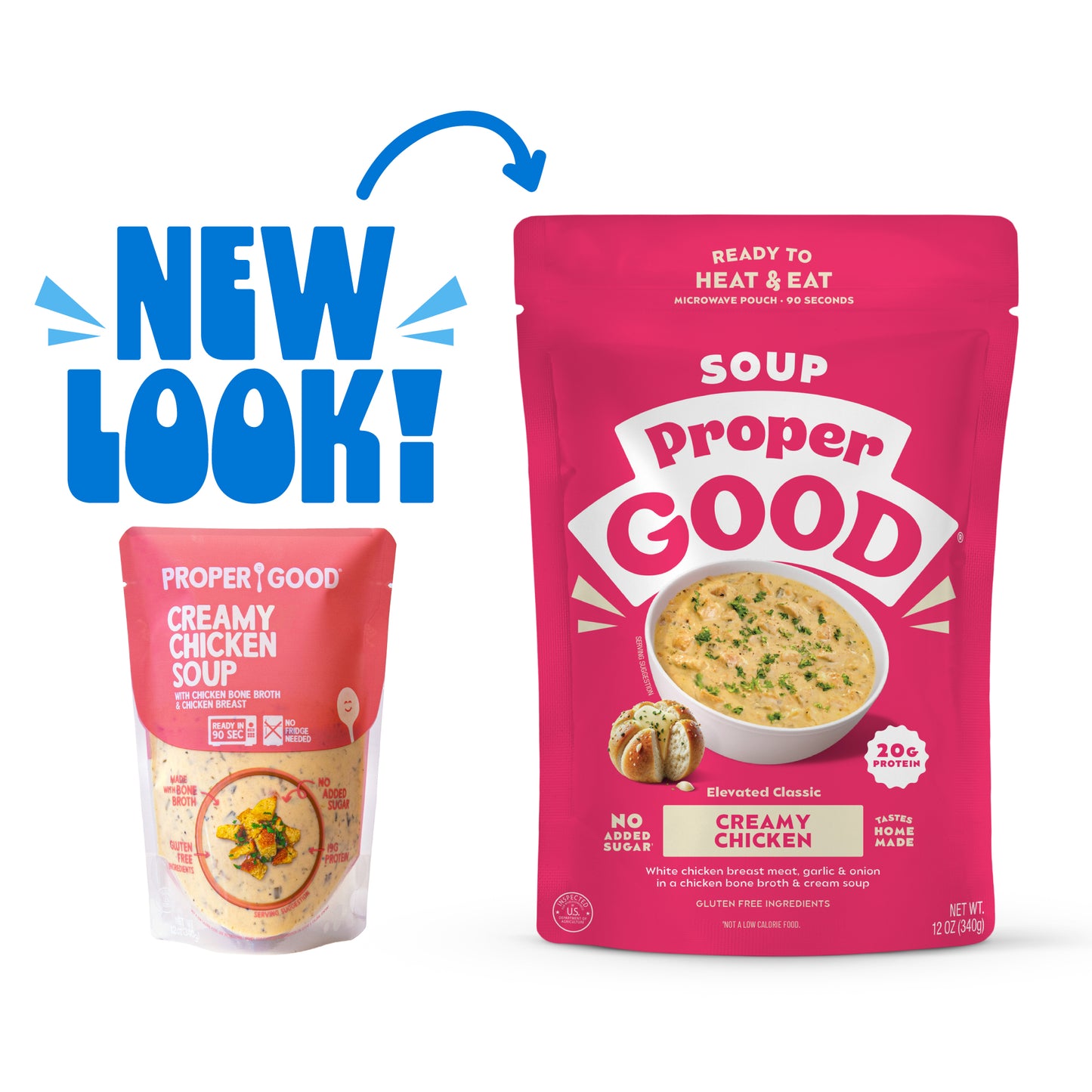 Creamy Chicken Soup New Packaging - Eat Proper Good