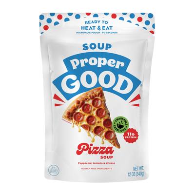 Pepperoni Pizza Soup Packaging - Eat Proper Good