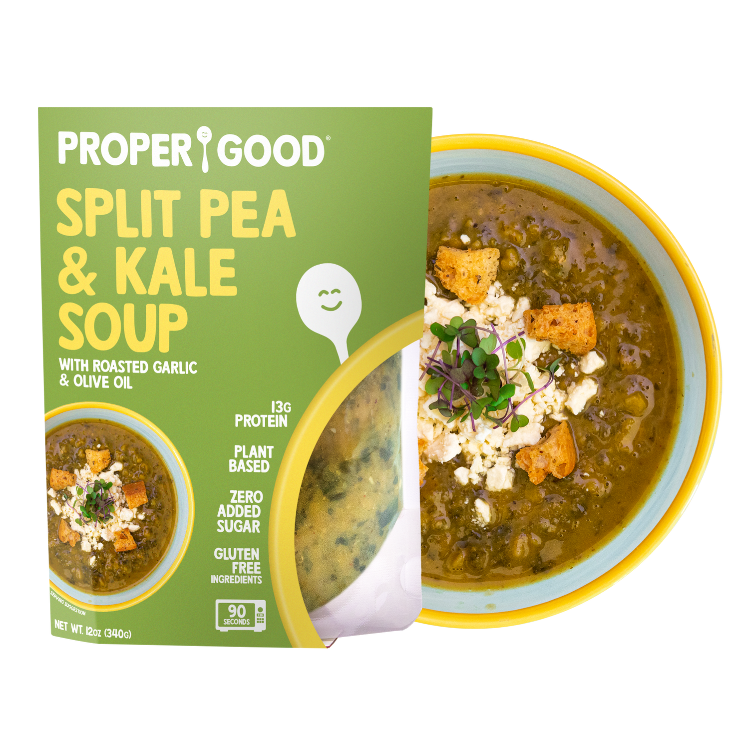 Split Pea & Kale Soup - Proper Good