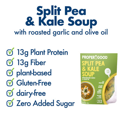 Split Pea & Kale Soup Benefits - Proper Good