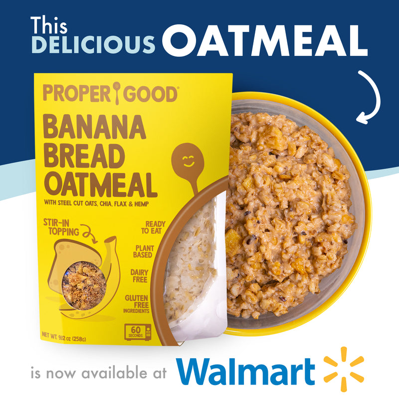 Banana Bread Oatmeal available in Walmart - Eat Proper Good