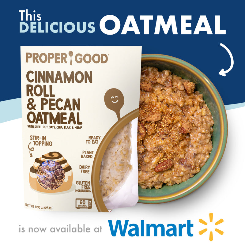 Cinnamon Roll Oatmeal available at Walmart - Eat Proper Good