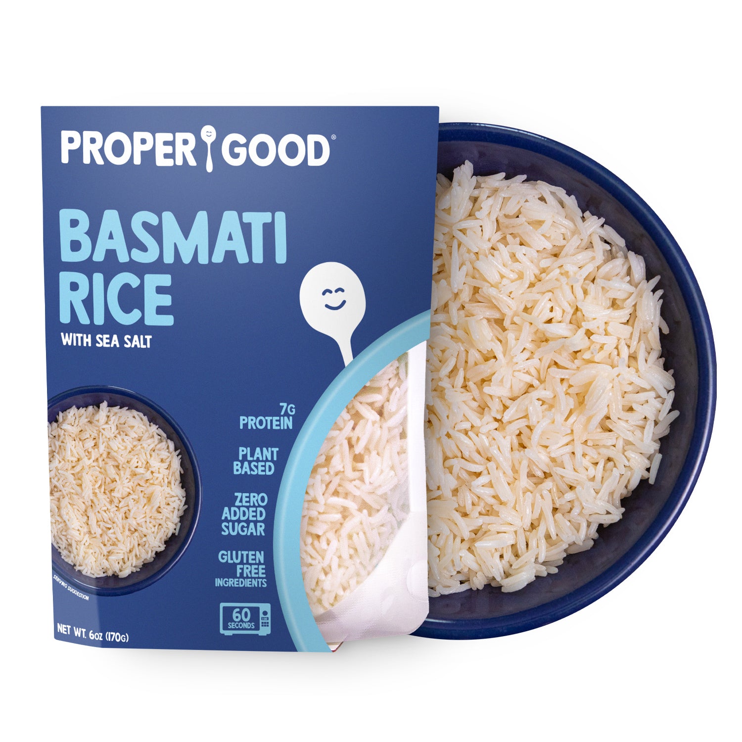 Basmati Rice in Bowl and in Pouch - Eat Proper Good