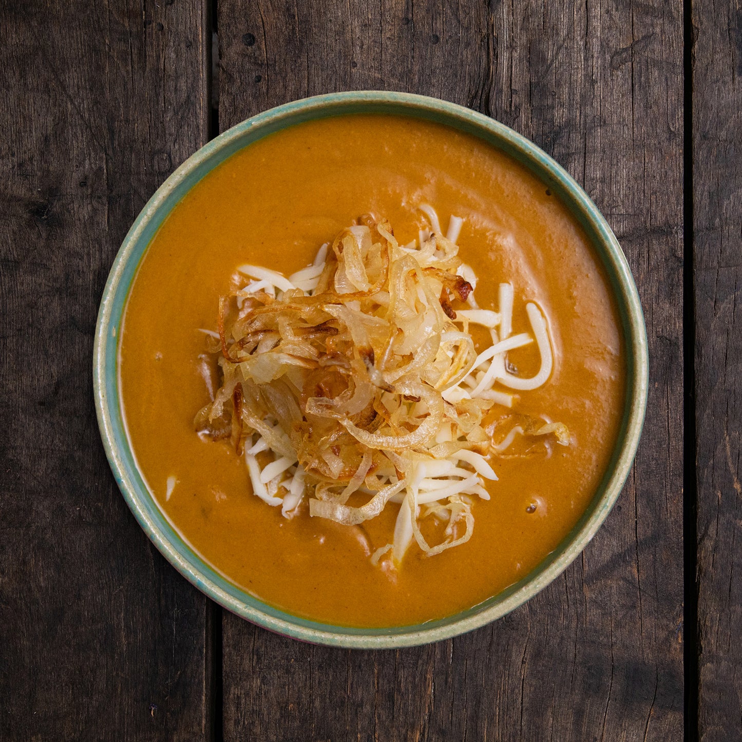 Decorated Butternut Squash Soup in Bowl - Eat Proper Good