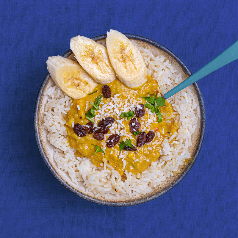 Basmati Rice with Golden Lentil Dahl- Eat Proper Good