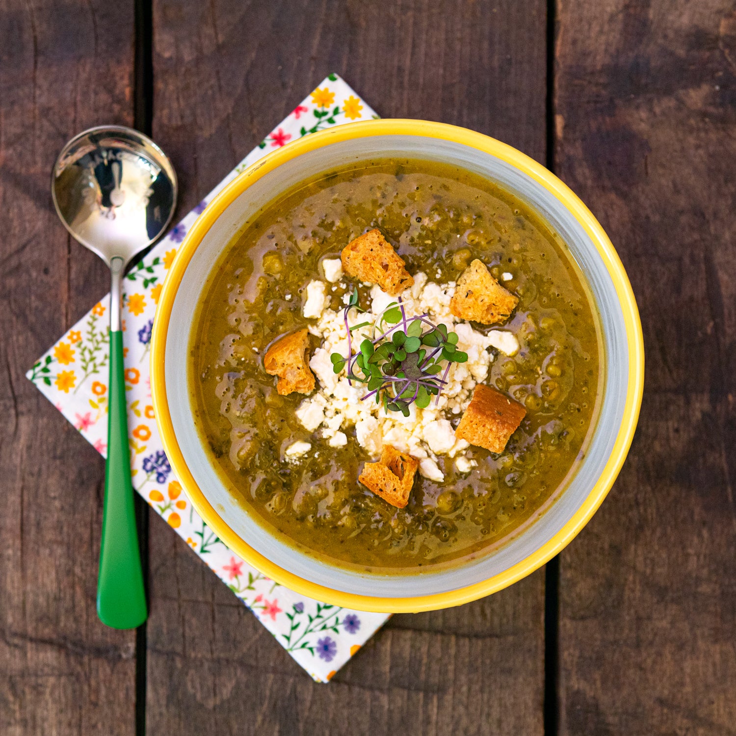 Nourishing Split Pea & Kale Soup